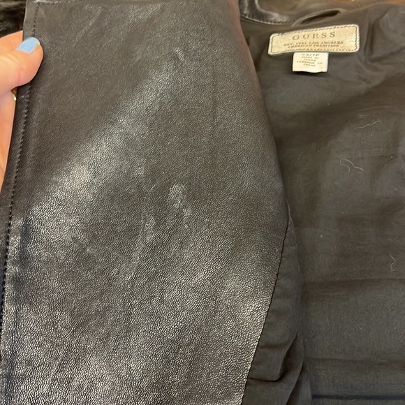 XS Guess Leather Jacket - Picture 3 of 3
